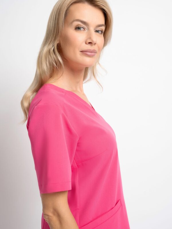 Bluzka Medyczna Damska Scrubs Comfort  Pink