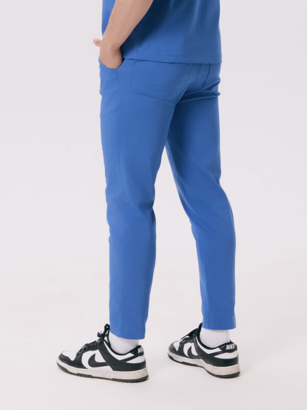 SPODNIE MEDYCZNE MĘSKIE – SCRUBS PROSTE – PREMIUM – NAVY BLUE