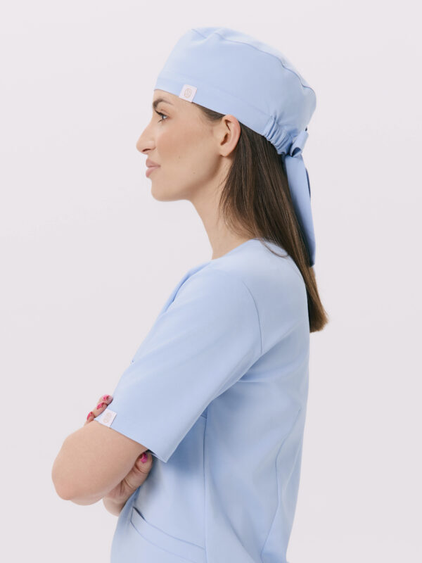 CZEPEK MEDYCZNY DAMSKI - PREMIUM - BABY BLUE