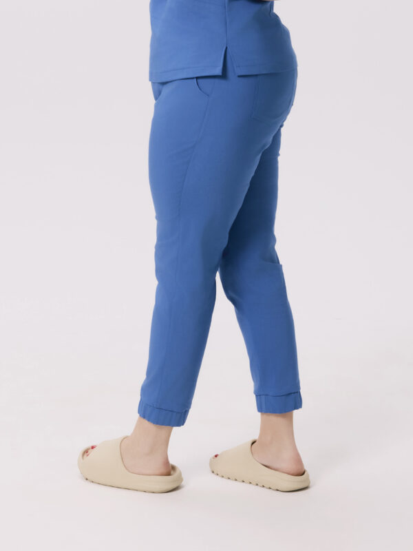 SPODNIE MEDYCZNE DAMSKIE – SCRUBS JOGGER – PREMIUM – NAVY BLUE